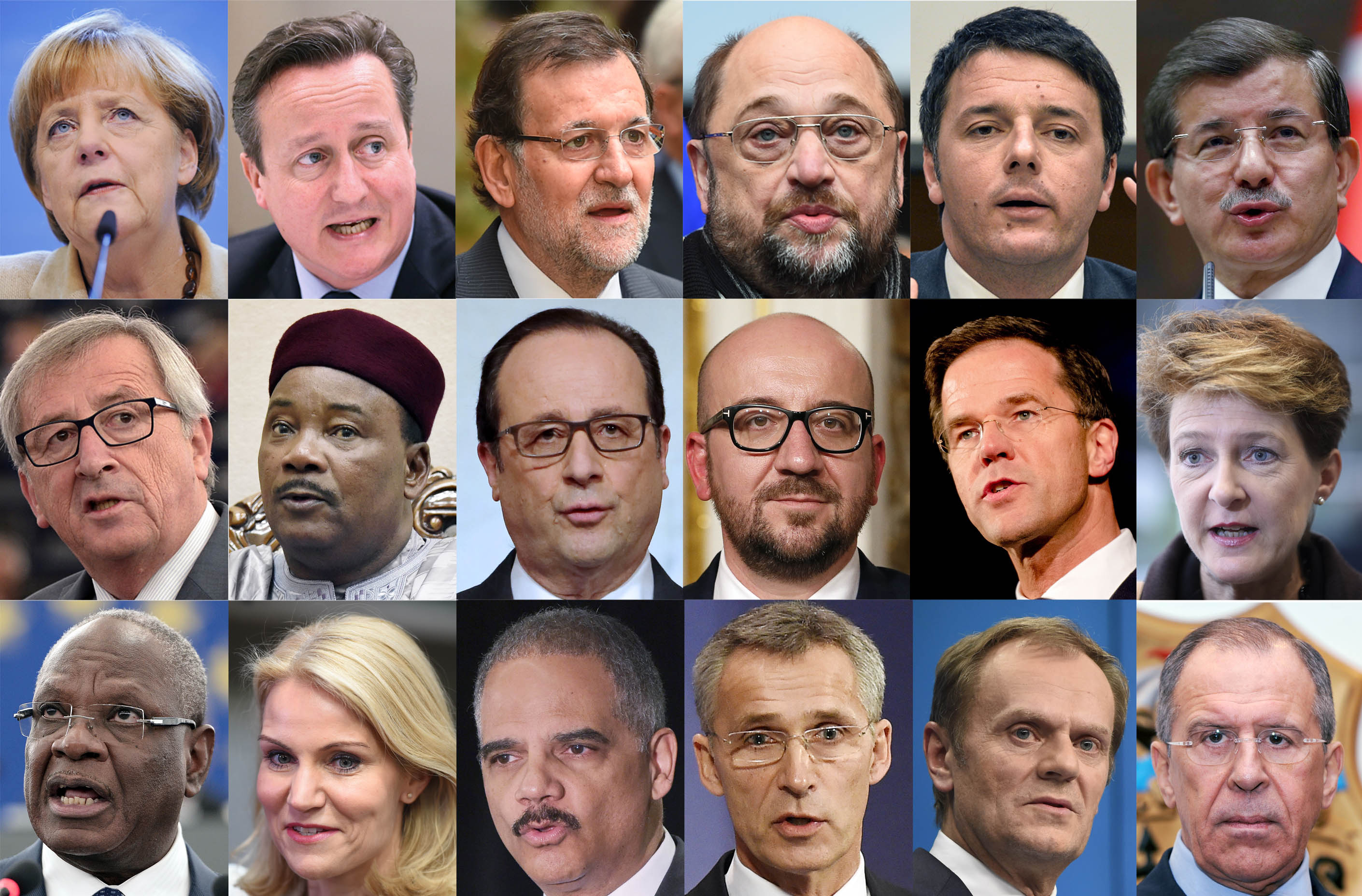 Лица европейских политиков